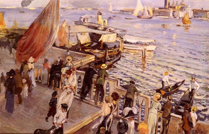 Ettore Tito The Grand Canal, Venice